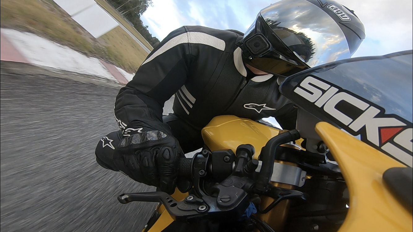 Shayne McKee riding a motorcycle