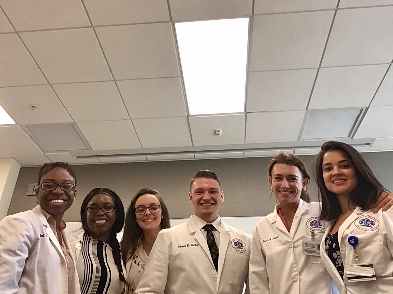 Shayne McKee with UF Pharmacy team