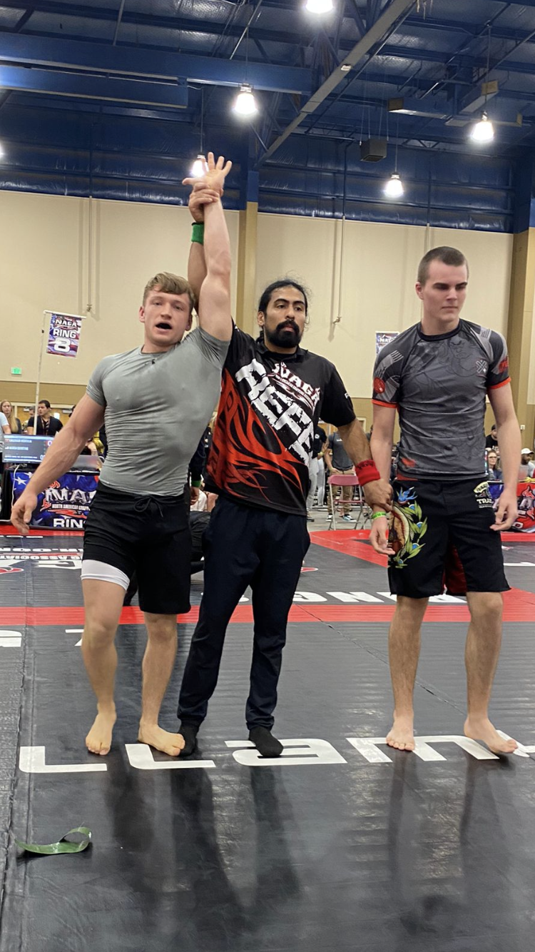 Shayne McKee winning Jiu Jitsu Tournament